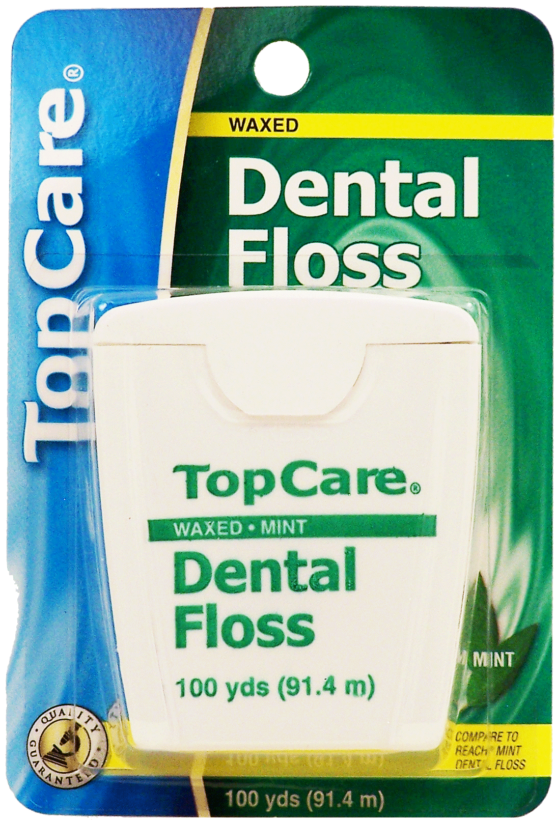 Top Care  dental floss, waxed, mint flavored Full-Size Picture